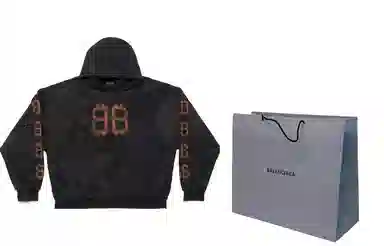 Balenciaga FW23 Hoodie Black