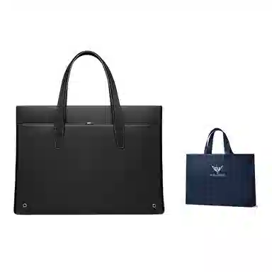 WilliamPOLO Classic Leather Briefcase Medium