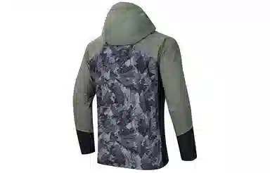 Anta x National Geographic Outdoor Jacket Olive Print