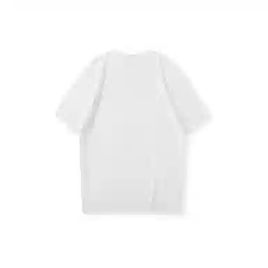 我是大卫 纯色亨利领慵懒韩系短袖针织衫 男女同款