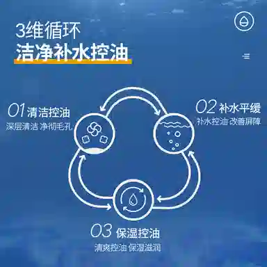 简男 护肤三部曲 男士氨基酸洁面乳+保湿大喷雾+劲爽凝露