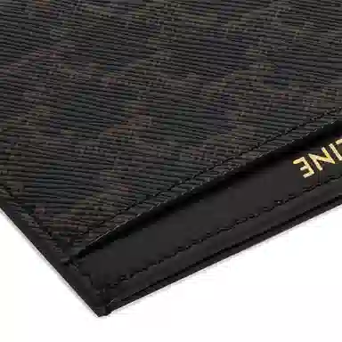 CELINE Triomphe Card Holder Black