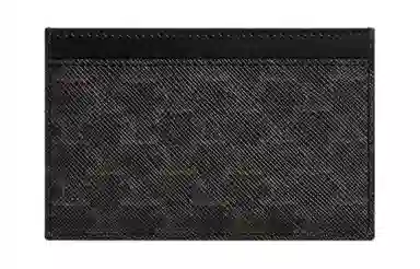 CELINE Triomphe Card Holder Black