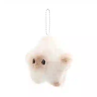 白卷 呆萌动物毛绒汽车钥匙扣挂饰 挂件 男女同款情侣款