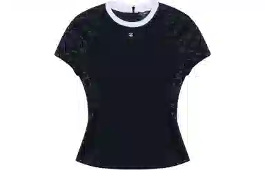 CHANEL Printed Crew Neck T-Shirt