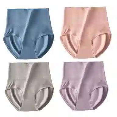 俏佳人 收腹蜜桃臀抗菌裆收小肚子高腰提臀少女内裤 女款