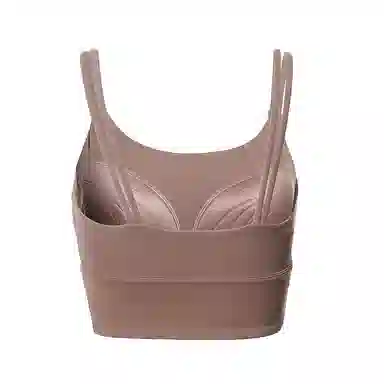 达兹 纯色防震固定胸垫跑步不上滑美背瑜伽健身运动内衣 女款