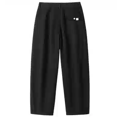 三体 纯色宽松休闲舒适工装裤 男女同款