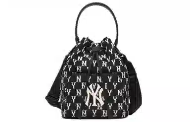 MLB Monogram Bucket Bag Black