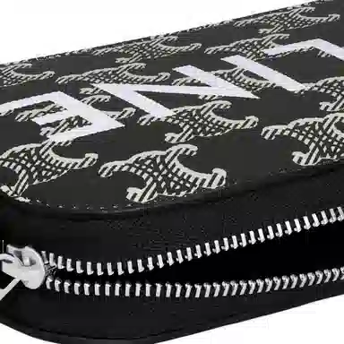CELINE Letter Print Zipper Bag