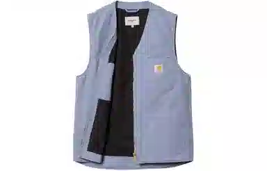 Carhartt WIP SS24 Arbor Vest Bay Blue (aged canvas) V