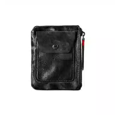 后步 复古手工个性小巧简约休闲精致收纳艺术擦色 头层植鞣牛皮真皮 钱包零钱卡包 迷你 男女同款情侣款 棕色/咖啡/黑色