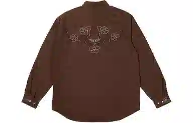PALACE SS24 FLEXUS SHIRT NICE BROWN