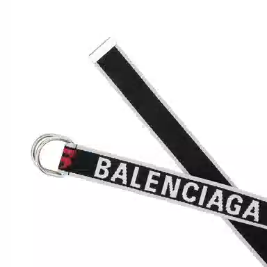 Balenciaga Nylon Belt Black