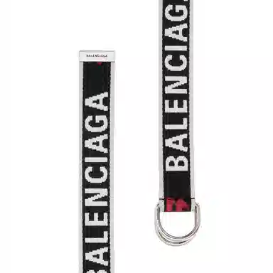 Balenciaga Nylon Belt Black