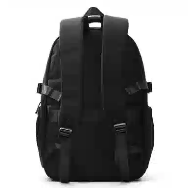 轻骑者 学院风大容量时尚潮流多口袋学生通勤休闲 织物 书包背包电脑包双肩包 常规 男女同款情侣款 黑色/米白/灰色/蓝色