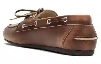 Miu Miu Boat Shoes Brown