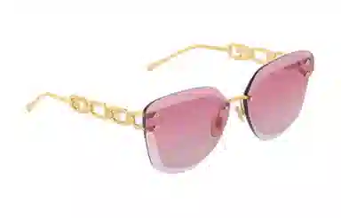 Louis Vuitton Irregular Frame Sunglasses Pink