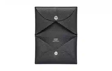 HERMES Calvi Epsom Noir