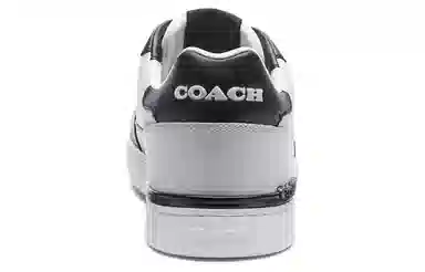 COACH Low Top Sneakers Black White
