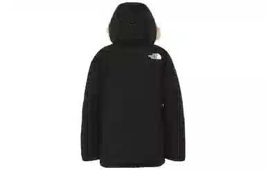 The North Face Logo Embroidered Hoodie Jacket Black