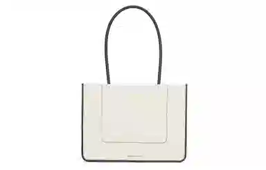 Charles & Keith Large Tote Bag Cream/Noir