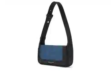 CHARLES&KEITH Mini Crossbody Denim Blue Tan