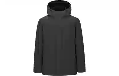 波司登 连帽纯色拉链简约羽绒服 男款