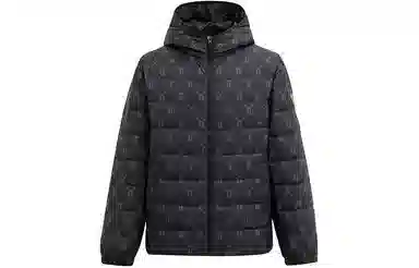 波司登 满印连帽短款羽绒服 男款