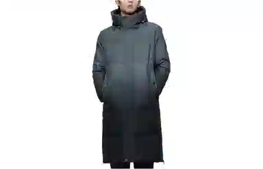 波司登 长款纯色连帽羽绒服 男款