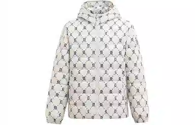 波司登 满印连帽短款羽绒服 男款