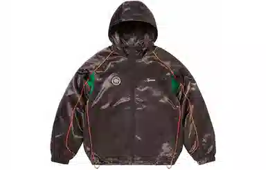 Supreme Satin Hooded Track Jacket