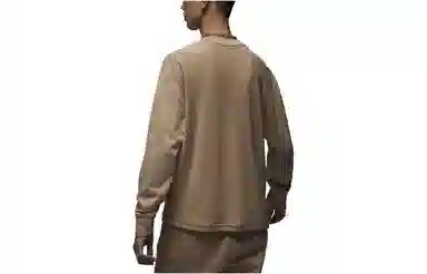 Jordan Flight MVP Crewneck Long Sleeve Tee Khaki