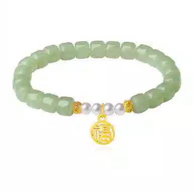 宝瑕 福牌轻奢小众精致 玉髓 玉石手串 女款