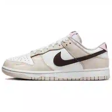 Nike Dunk Low White Pink Brown