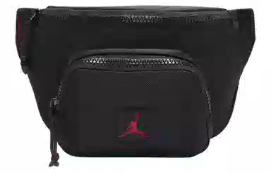 Jordan Logo Polyester Chest Bag Black