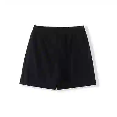 我是大卫 纯色百搭简约四分休闲短裤 男女同款