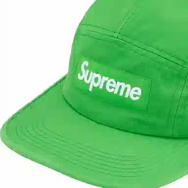 Supreme SS24 WEEK 1 WASHED CHINO TWILL CAMP CAP