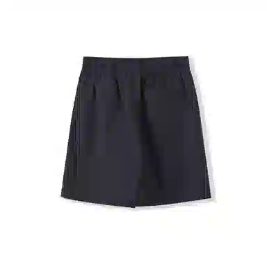 我是大卫 基础纯色百搭薄款抽绳直筒休闲短裤 男女同款