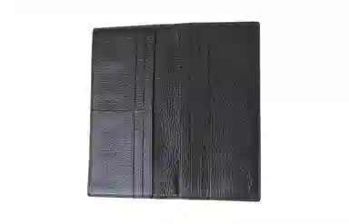 COACH Long Leather Wallet Black