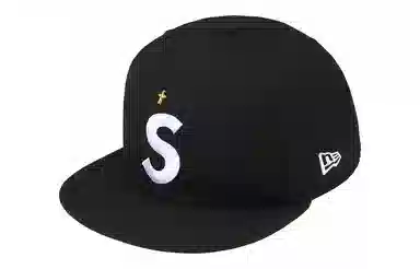 Supreme SS24 WEEK 1 GOLD CROSS S LOGO NEW ERA