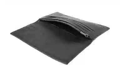 COACH Long Leather Wallet Black