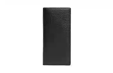 COACH Long Leather Wallet Black