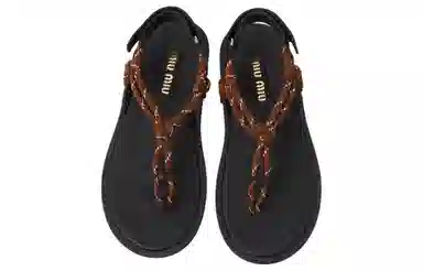 Miu Miu Brown Sandals