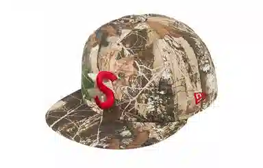 Supreme SS24 WEEK 1 GOLD CROSS S LOGO NEW ERA