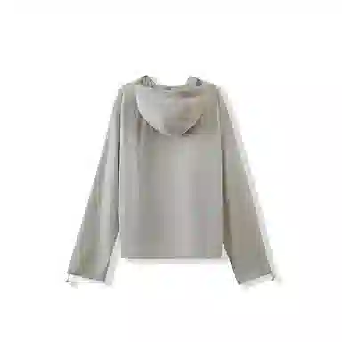 我是大卫 薄款半拉链休闲防晒连帽夹克外套 男女同款