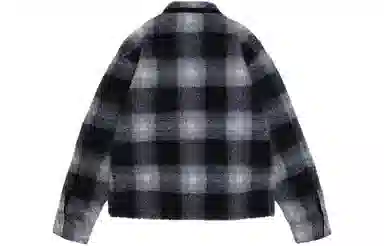 Stussy Zip Sherpa Shadow Plaid