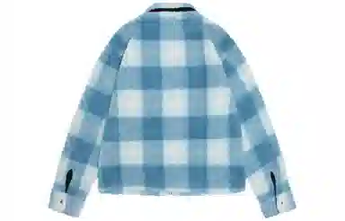 Stussy Zip Sherpa Shadow Plaid