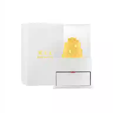 周大生 告白蛋糕精致摆饰 铜镀金 摆件 男女同款情侣款