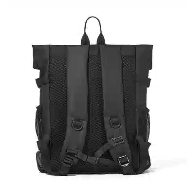 波斯丹顿 潮流时尚 织物 书包背包双肩包 男女同款情侣款 黑色